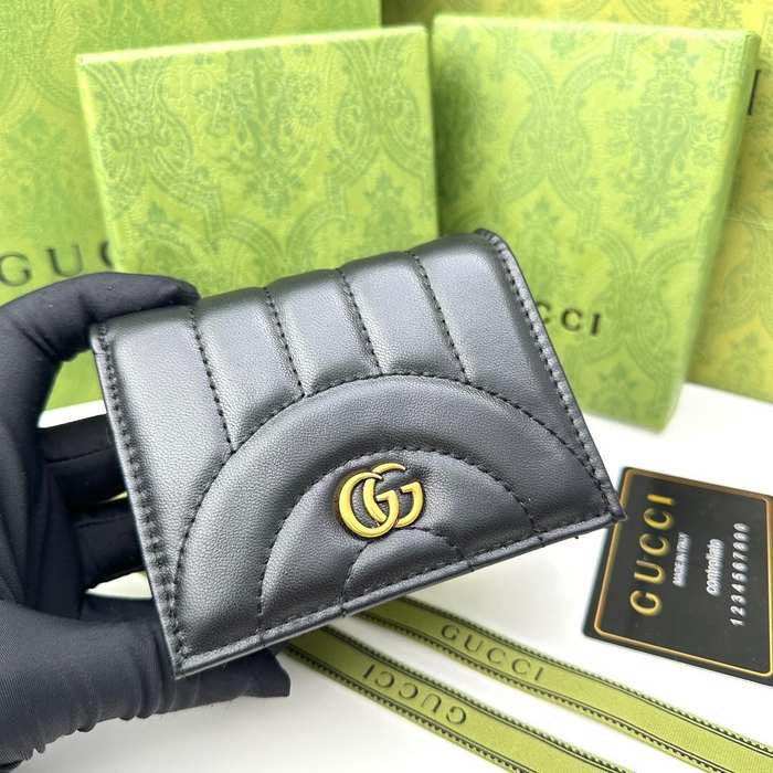 Wallet Gucci Black Size 11x9x3cm