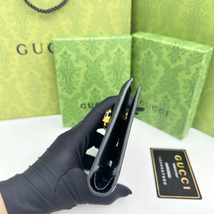 Wallet Gucci Black Size 12.5x9x2cm