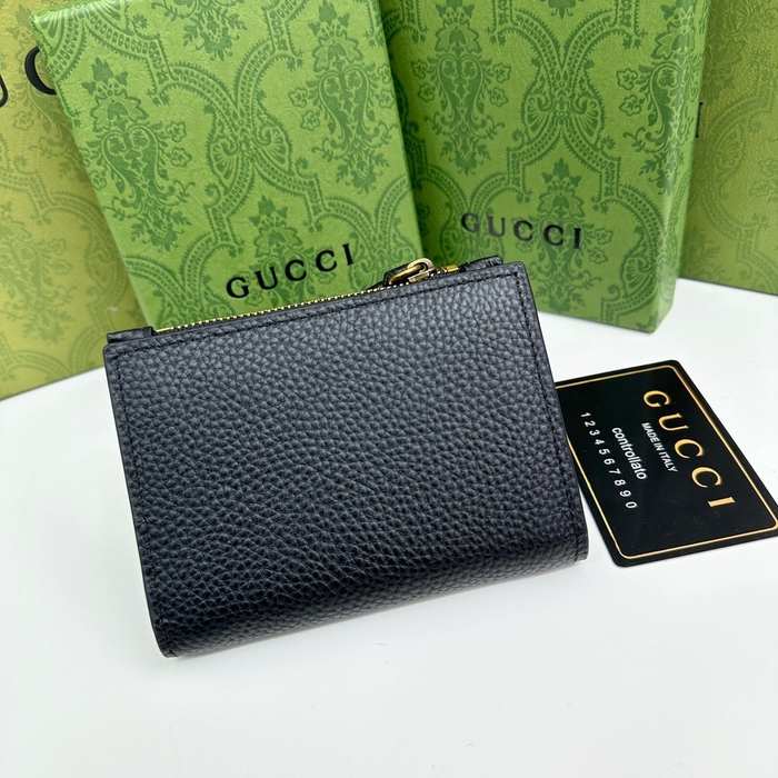 Wallet Gucci Black Size 12.5x9x2cm