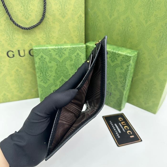 Wallet Gucci Black Size 12.5x9x2cm