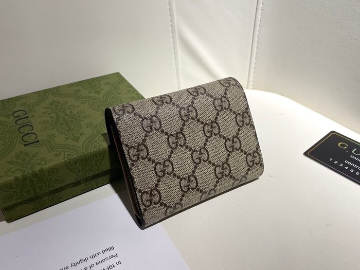 Wallet Gucci Dionysus compact wallet Beige Size 11.5x10x3cm