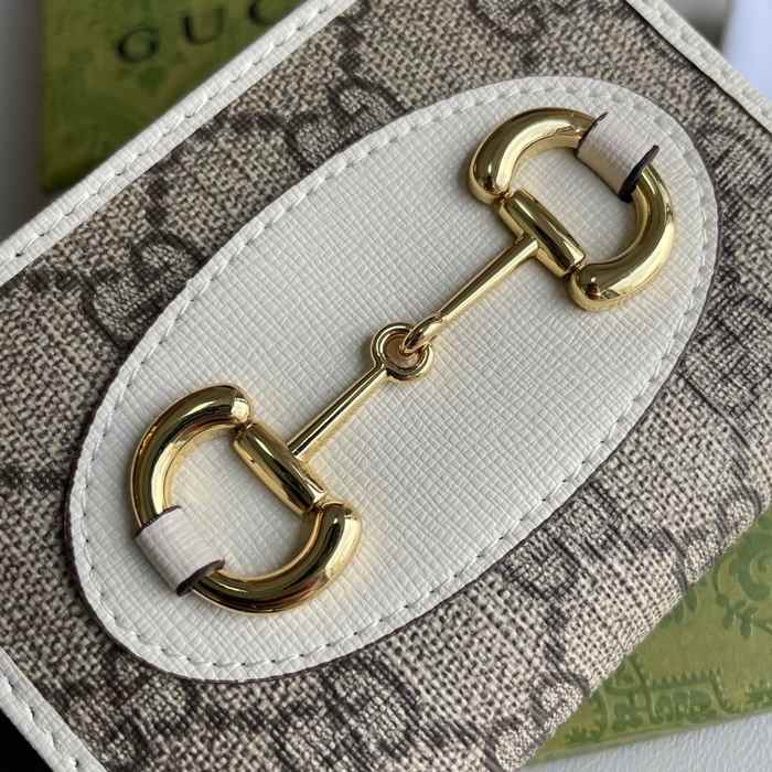 Wallet Gucci GG Horsebit short wallet Beige Size 11x8.5x3cm