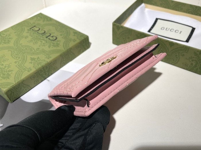 Wallet Gucci GG Marmont small wallet White Size 11x9x3cm