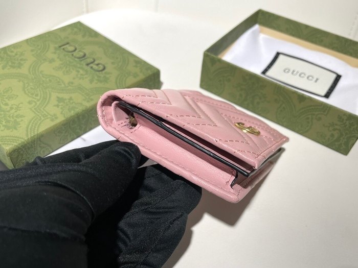 Wallet Gucci GG Marmont small wallet White Size 11x9x3cm