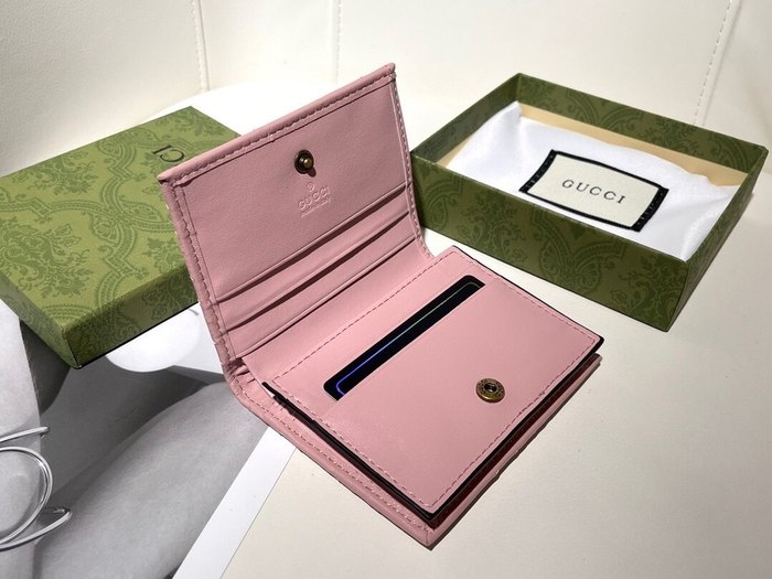 Wallet Gucci GG Marmont small wallet White Size 11x9x3cm