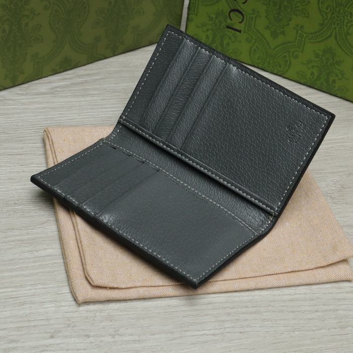 Wallet Gucci GG canvas short wallet Grey Size 7.5x12cm