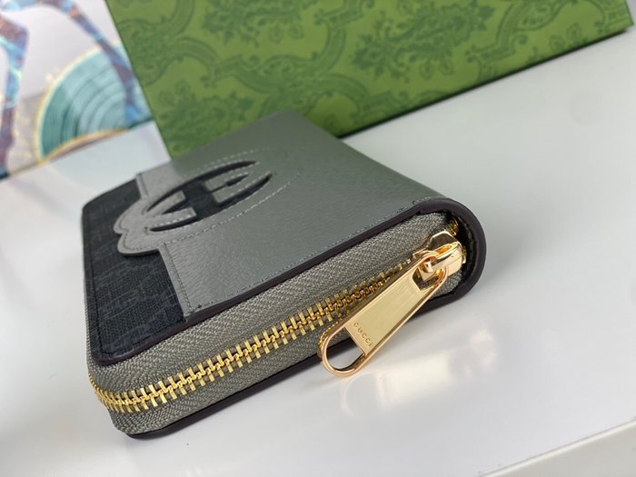 Wallet Gucci Grey Size 10x3cm