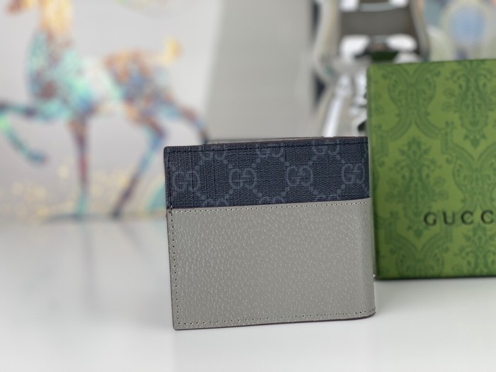 Wallet Gucci Grey Size 11x9cm