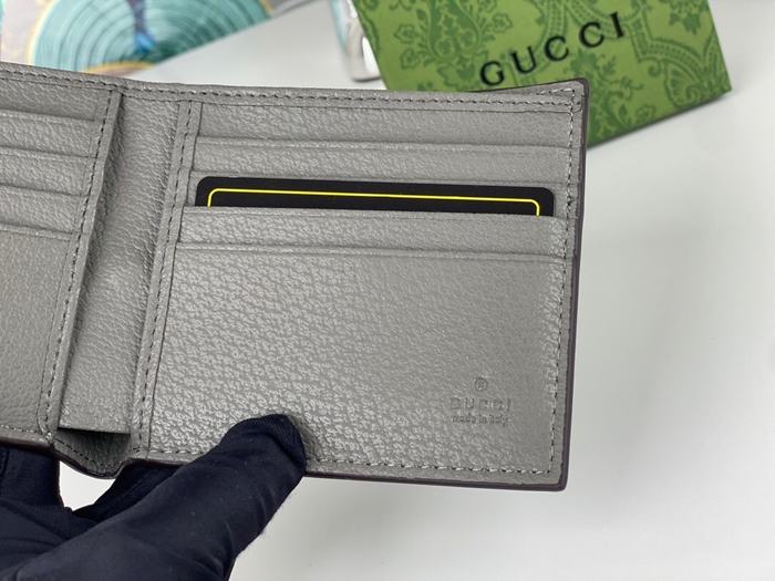 Wallet Gucci Grey Size 11x9cm