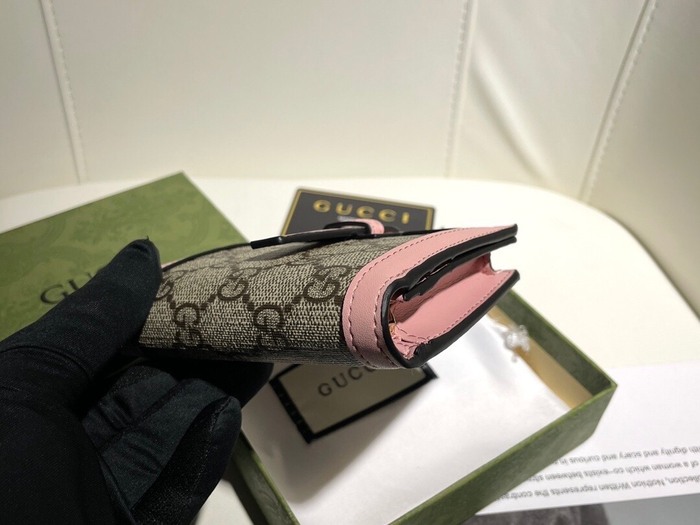 Wallet Gucci canvas bifold wallet Black Size 11.5x10x3cm