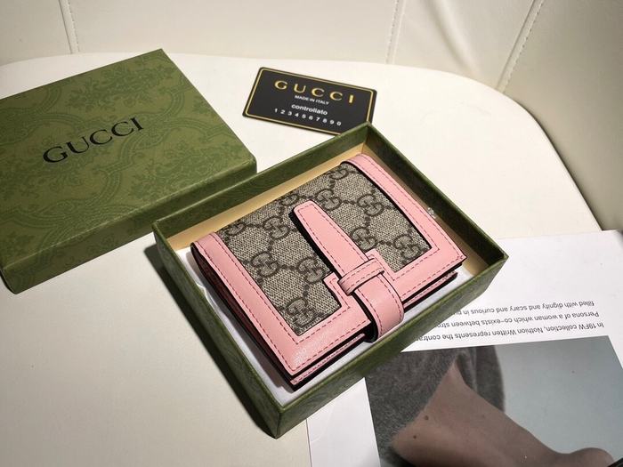 Wallet Gucci canvas bifold wallet Black Size 11.5x10x3cm