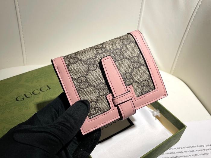 Wallet Gucci canvas bifold wallet Black Size 11.5x10x3cm