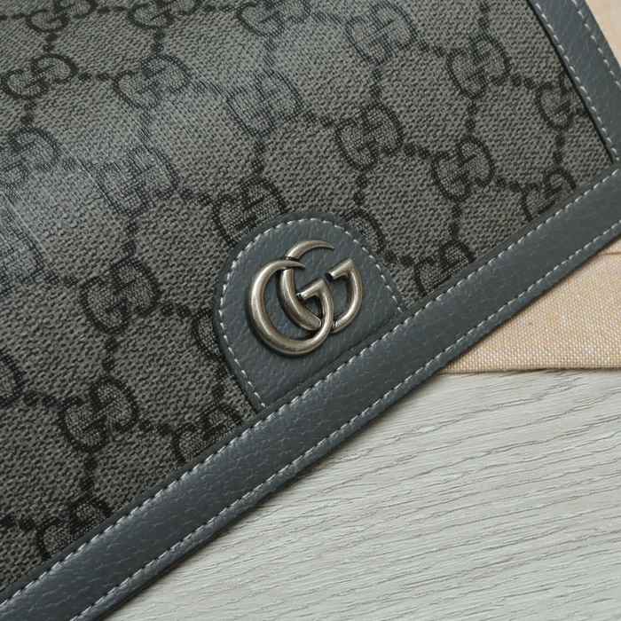 Wallet Gucci long zip wallet Grey Size 19x10.5x2.5cm