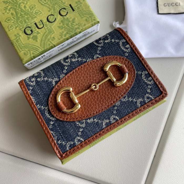 Wallet Gucci short wallet Brown Size 11x8.5x3cm