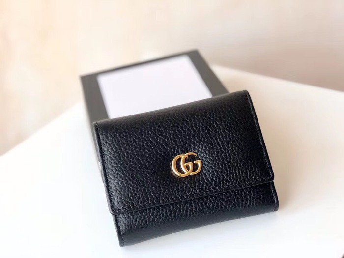 Wallet Gucci small leather wallet Black Size 10x8.5x2.5