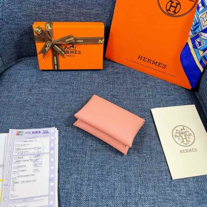 Wallet Hermes Beige Size 10x6cm 001