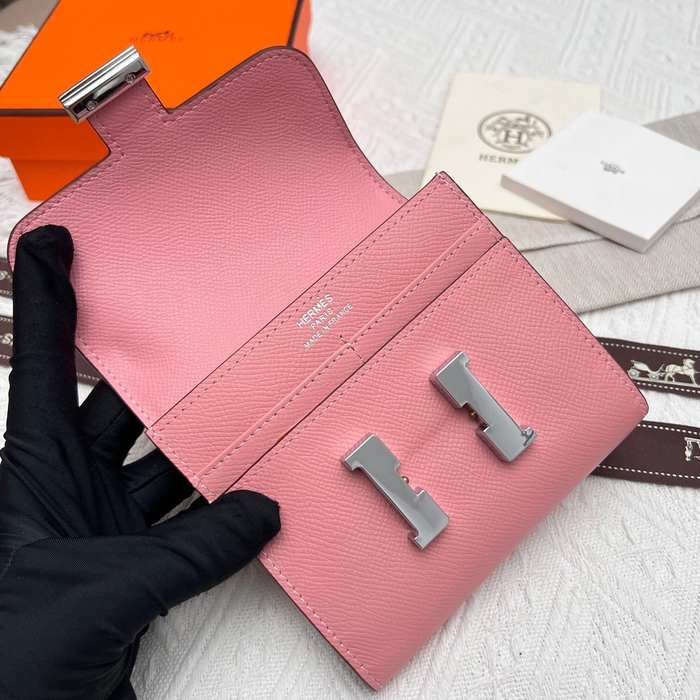 Wallet Hermes Constance White Size 14x12cm