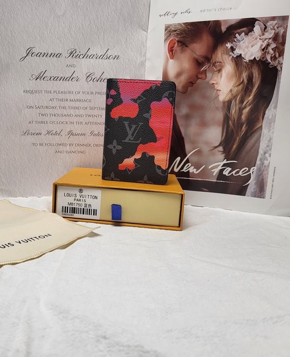 Wallet Louis Vuitton Black Size 11.5x9x1.5