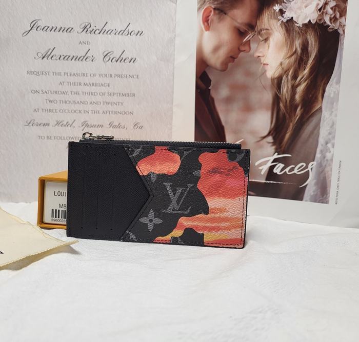 Wallet Louis Vuitton Black Size 11.5x9x1.5