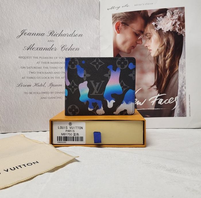 Wallet Louis Vuitton Black Size 11.5x9x1.5