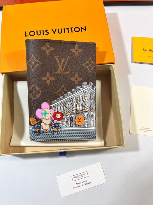 Wallet Louis Vuitton Brown Size 10x14x2.5cm
