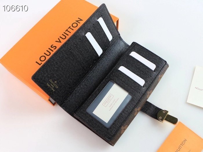 Wallet Louis Vuitton Brown Size 19x10