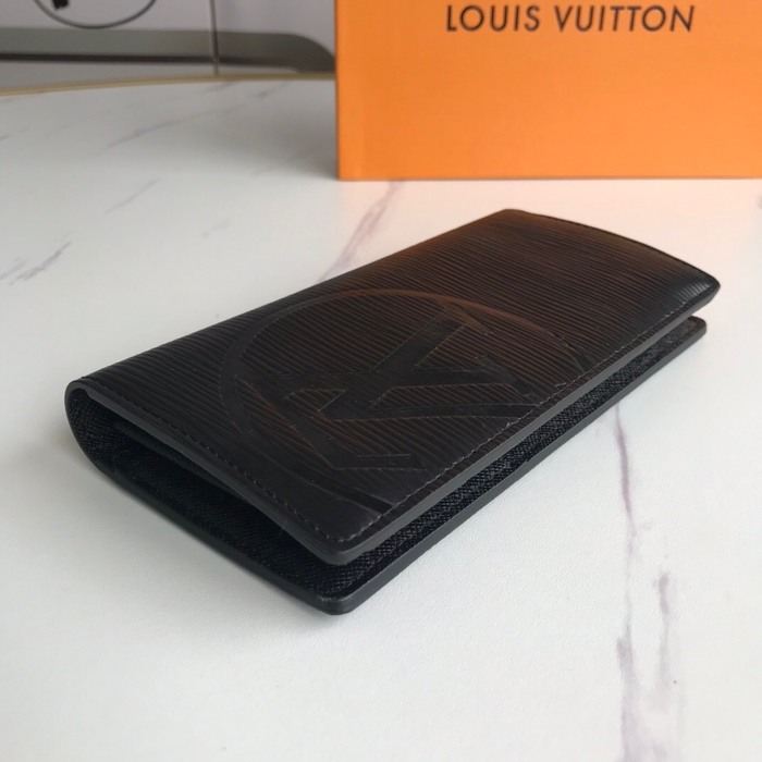 Wallet Louis Vuitton Epi Long Wallet Black Size 19x10cm