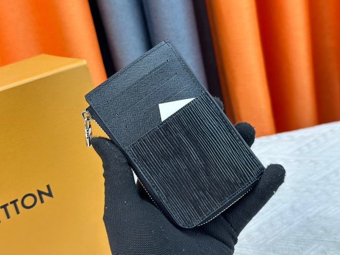 Wallet Louis Vuitton Epi Zippy compact Black Size 13x18x1cm