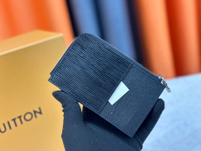 Wallet Louis Vuitton Epi Zippy compact Black Size 13x18x1cm