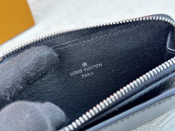 Wallet Louis Vuitton Epi Zippy compact Black Size 13x18x1cm