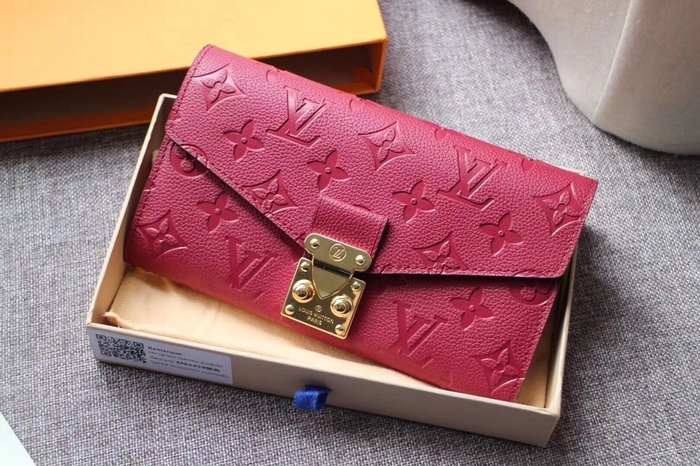 Wallet Louis Vuitton Pochette Métis Burgundy Size 19x10.5x2.5cm