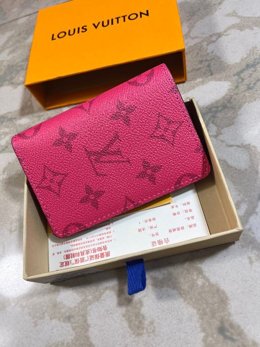 Wallet Louis Vuitton Red Size 8x11cm