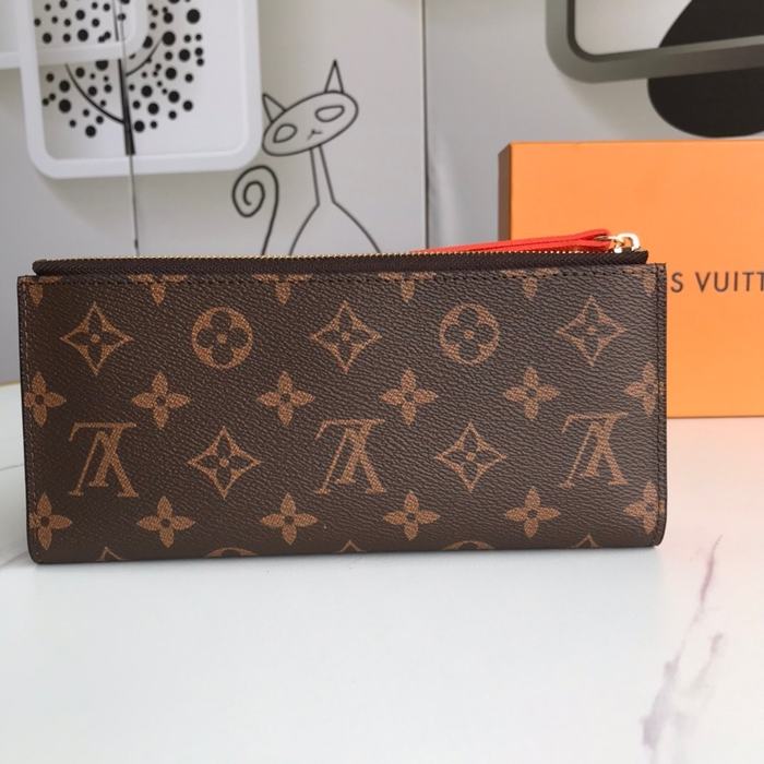 Wallet Louis Vuitton Zippy Brown Size 21x9x2cm