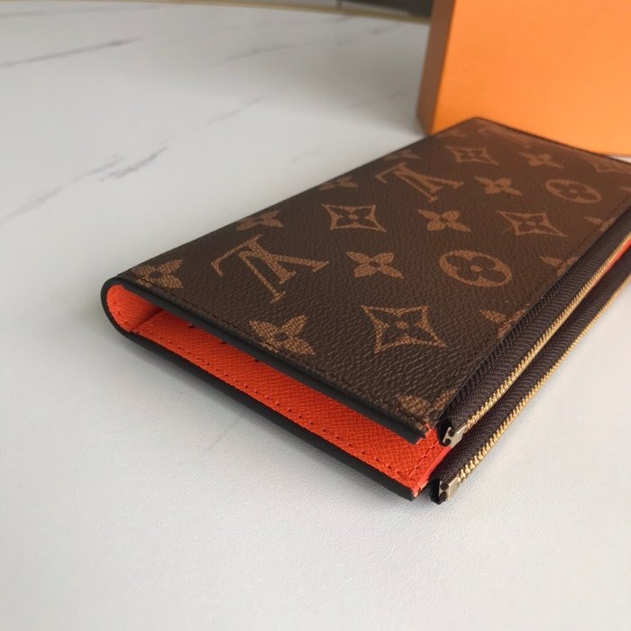 Wallet Louis Vuitton Zippy Brown Size 21x9x2cm