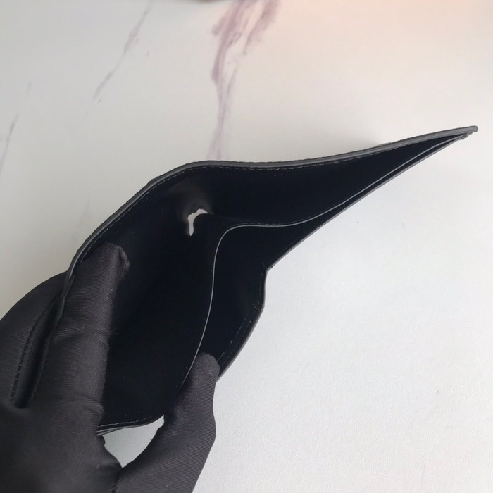 Wallet Louis Vuitton bi fold wallet Black Size 12x9cm