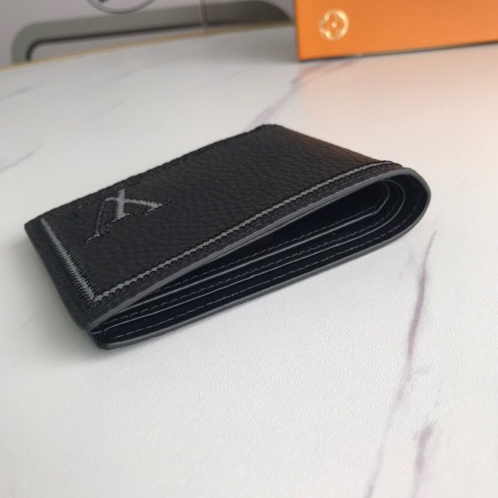 Wallet Louis Vuitton bi fold wallet Black Size 12x9cm