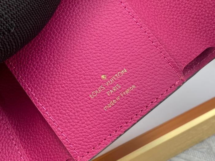 Wallet Louis Vuitton compact flap wallet Burgundy Size 12x9x2cm