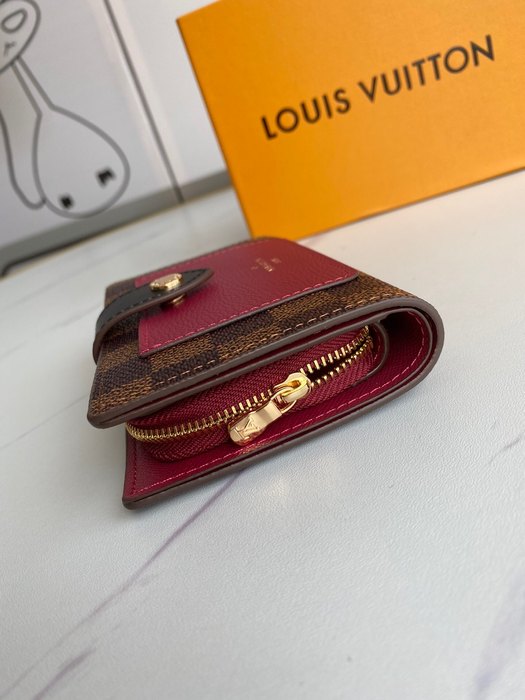 Wallet Louis Vuitton compact wallet Brown Size 13x9cm