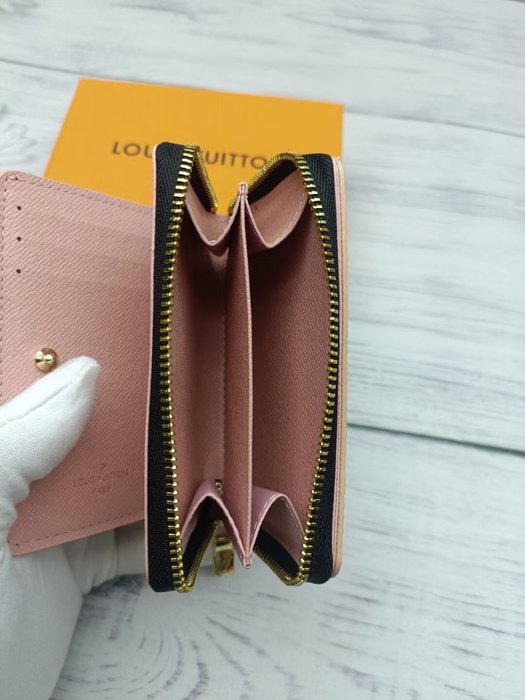 Wallet Louis Vuitton compact zip around wallet Black Size 11.5x8.5x2.2