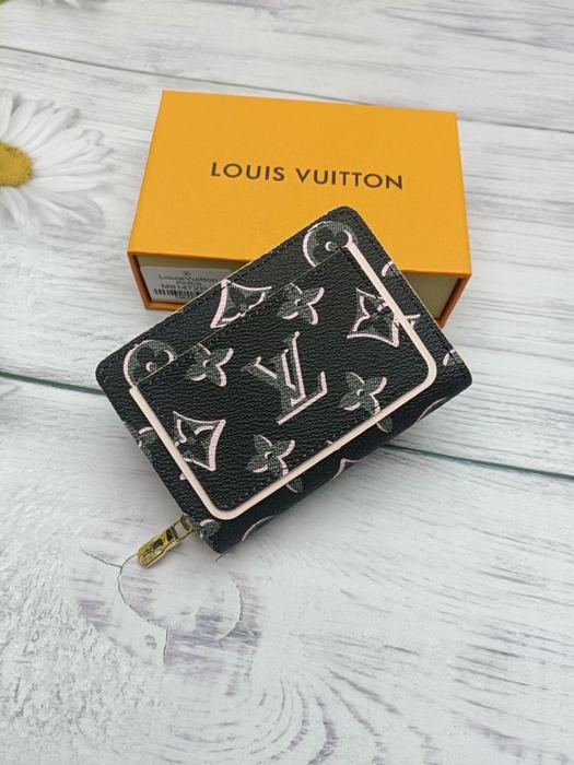 Wallet Louis Vuitton compact zip around wallet Black Size 11.5x8.5x2.2