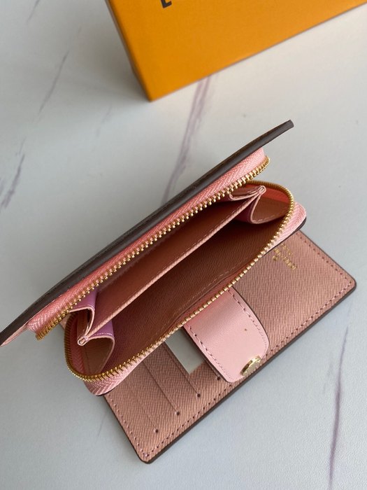 Wallet Louis Vuitton compact zip wallet Brown Size 13x9cm