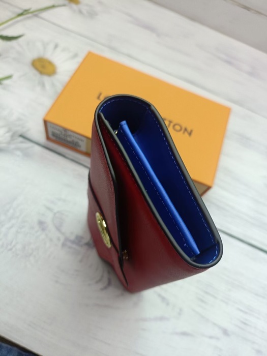 Wallet Louis Vuitton flap wallet Red