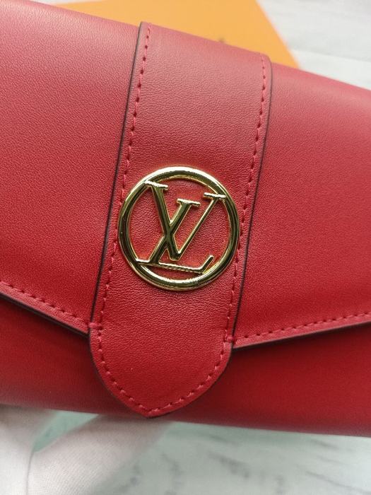 Wallet Louis Vuitton flap wallet Red