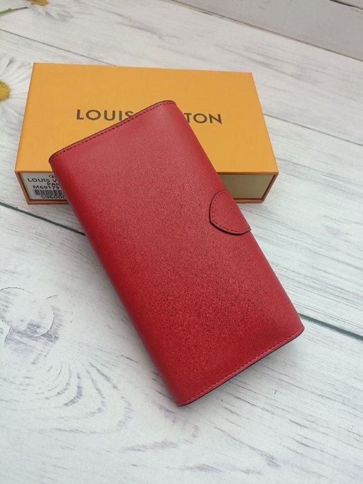 Wallet Louis Vuitton flap wallet Red