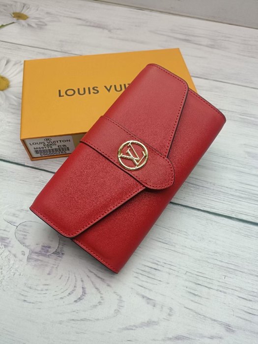 Wallet Louis Vuitton flap wallet Red