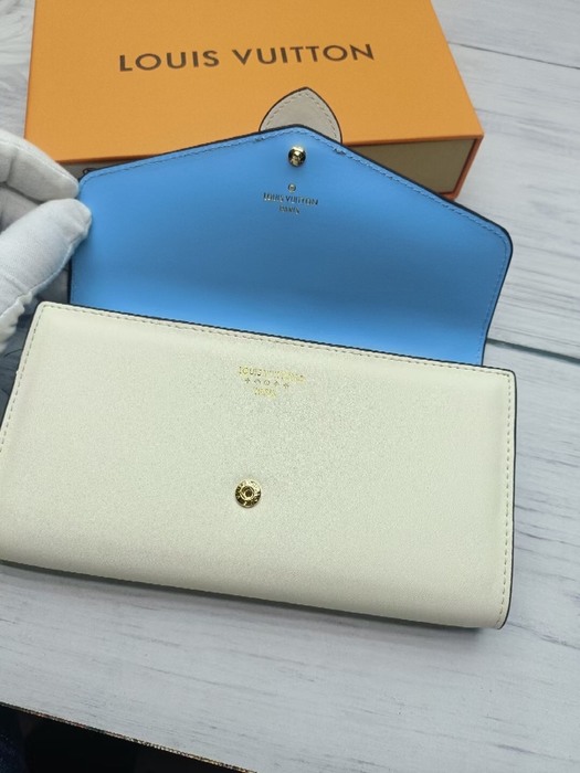 Wallet Louis Vuitton long flap wallet Beige