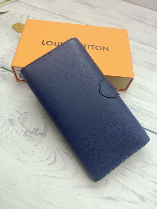 Wallet Louis Vuitton long flap wallet Blue