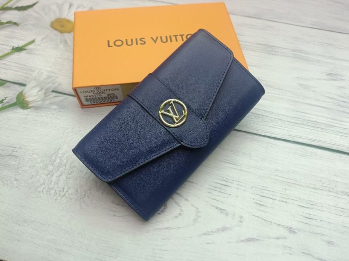 Wallet Louis Vuitton long flap wallet Blue
