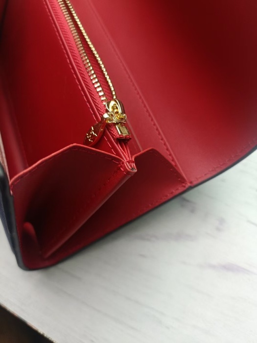 Wallet Louis Vuitton long flap wallet Blue