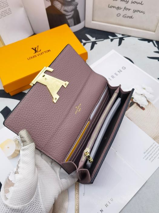 Wallet Louis Vuitton long flap wallet Brown